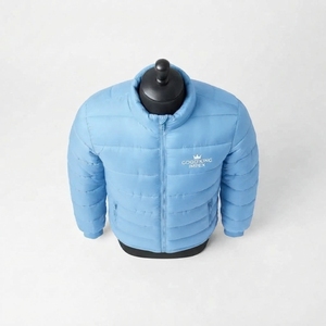 Veste matelassée pour homme, épaisse, coupe-vent, chaude, pour l'extérieur en hiver, fermeture éclair décontractée, rembourrage en coton - Product Image 5