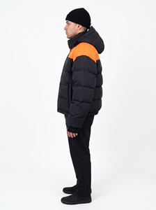 Chaqueta de Invierno Acolchada Ligera para Hombre con Cuello Alto y Capucha, Personalizable con Logotipo, de Alta Calidad, Estilo Casual, OEM - Product Image 4