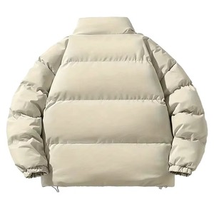 Hot Sale <b>Men's</b> Zip-Up Puffer <b>Jacket</b> Colorful Sportswear for Spring and Autumn Collarless Hoodie - Product Image 2