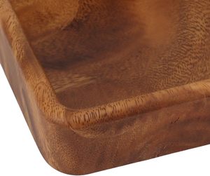 Bandeja Cuadrada de Madera Premium, Elegante y Rústica, para Servir Té y Aperitivos, al por Mayor, Proveedor de Exportación - Product Image 2