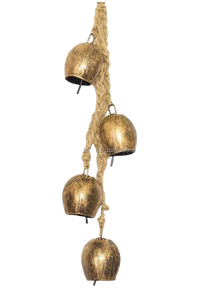 Antique Christmas <b>Bell</b> Metal Ornaments for Home Decor Vintage Traditional Style Cast with Offset Printing Technique - Product Image 6