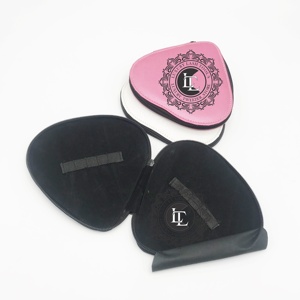 Blanc rose et noir coeur étui pour 10 pièces pince à cils étui durable pour pince à épiler prix de gros étiquette personnalisée acceptée - Product Image 6