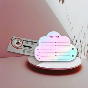 Herramientas Profesionales para Extensiones de Pestañas de Acrílico en la Nube, Placa Magnética Duradera, Ecológica y Reutilizable, en Forma de Corazón, Cuadrada y Ovalada - Product Image 4