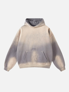 Sweat à capuche d'hiver confortable et tendance pour homme, personnalisé avec impression numérique et broderie, en coton et polyester polaire, coupe oversize - Product Image 2