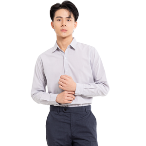 เสื้อเชิ้ตผู้ชายลำลองแบบทอ ผ้าโพลีเอสเตอร์/คอตตอน ป้องกันรอยยับ พิมพ์ลายตามสั่ง ODM แขนยาว โลโก้หลายตำแหน่ง ระยะเวลาผลิตตัวอย่าง 7 วัน - Product Image 3