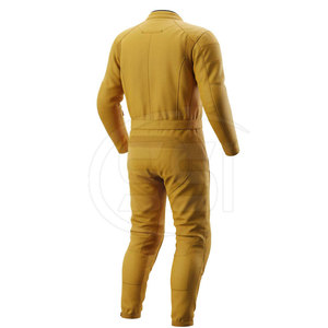 Traje de Motocicleta de Cuero Duradero y Transpirable, Hecho a Medida para Pilotos Profesionales de Pista - Diseño Cómodo para Todas las Estaciones - Product Image 4
