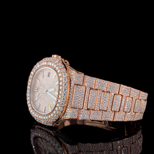 Reloj de Lujo Hecho a Mano, Edición Limitada, Joyería de Belleza Artística, Unisex, Clásico, Hip Hop, Automático, Mecánico, ETA, Acero Inoxidable - Product Image 3