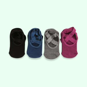 Calcetines de Algodón Ecológicos Antideslizantes para Mujer, Elegantes, para Ejercicio, Yoga, Ballet, Precio de Fábrica, Hechos en Vietnam - Product Image 1