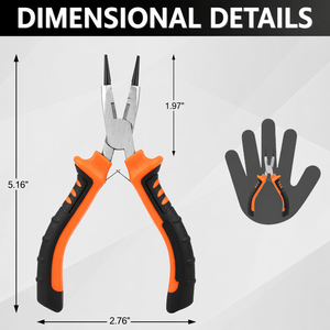 Round Nose Pliers 5 Inch Mini Jewelry Tool High Carbon Steel for <b>Wire</b> Looping <b>Craft</b> Beading and DIY Repair - Product Image 3