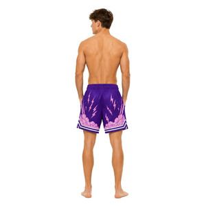 Pantalones Cortos de Malla Personalizados de Primera Calidad para Hombre, Ropa Deportiva de Lujo, Pantalones Cortos Deportivos para Baloncesto y Gimnasio, Fabricante Mayorista - Product Image 2