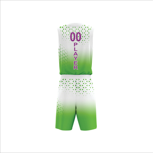 Ensemble de maillots de basket-ball sans manches personnalisés de haute qualité 100% polyester, réversibles, respirants, en maille, uniforme à séchage rapide, taille plus - Product Image 2