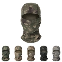 Haute qualité 100% Polyester moto cagoule respirant extérieur couvre-chef Camouflage casque doublure masque tactique visage couverture