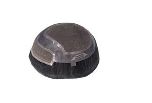 Toupet pour homme Taz Hair, perruque 100% cheveux humains, densité brute 60%-150%, cheveux indiens Remy, pièces imperméables, vague d'eau - Product Image 6