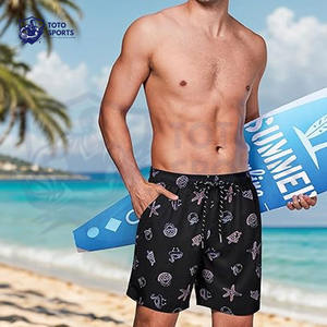 กางเกงขาสั้นผู้ชายแบบสวมใส่สบาย แห้งเร็ว ระบายอากาศได้ดี เอวยางยืด  รับผลิตตามแบบ พร้อมสกรีนโลโก้  คุณภาพดีที่สุด - Product Image 6