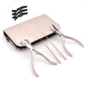 Kit d'outils professionnels pour extensions de cheveux, très demandé : pince pour extensions à bandes, coupe-keratine, kit tout-en-un, outils faciles à utiliser - Product Image 1