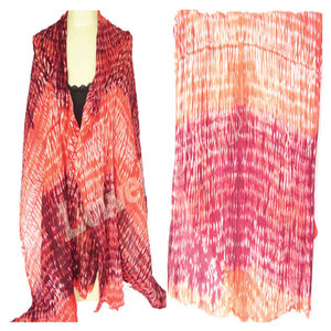 Handmade Cotton Tie Dye Scarf Soft Breathable Lightweight Fashion <b>Wrap</b> Colorful Bohemian Style <b>Shawl</b> for Women and Men - Product Image 1