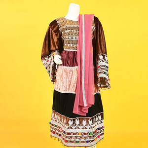 ชุดเดรสปักลายสั่งทำพิเศษสำหรับผู้หญิง เสื้อผ้าชาวอัฟกัน ปัชตุน บาลอชี วินเทจ กะบูล แม็กซี่เดรสยาว ชุดเดรสแบบดั้งเดิม - Product Image 2