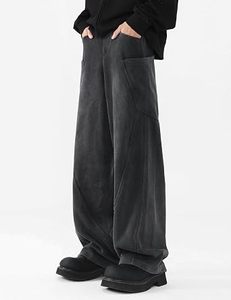 Pantalones Deportivos de Punto Negros para Mujer, Cintura Media, Cordón Ajustable, Casuales, Largos, Color Sólido, 100% Algodón, para Otoño - Product Image 5