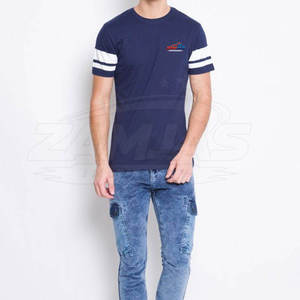 Créez votre propre logo sur des t-shirts en coton léger, de qualité supérieure, nouveau design, style décontracté, t-shirts pour hommes en tissu de coton. - Product Image 5