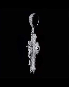 Lab Grown Diamond <b>Crucifix</b> Cross Pendant Iced Out Jesus Cross Necklace Religious Hip Hop Luxury Unisex Jewelry Gift Accessory - Product Image 2