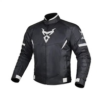Blouson de moto en cuir PU pour homme, logo rouge, col rond, fermeture éclair, coupe ajustée, coupe-vent, à capuche, style streetwear, fin, pour l'automne