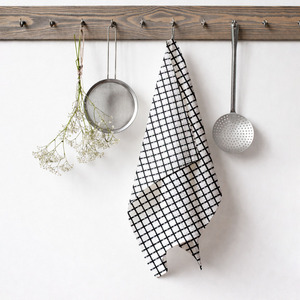 Serviette de cuisine en coton tissé à carreaux de qualité supérieure, séchage rapide, avec motif gaufré, en provenance d'Inde, à prix de gros avantageux - Product Image 6