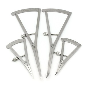 Calibrador de Odontología Quirúrgica Ametrina, Instrumento Médico Quirúrgico de Acero Inoxidable con Cabezal Curvo y Recto, Regla Dental con Escala - Product Image 5