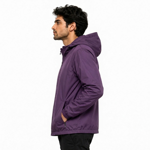 Veste de sport de montagne imperméable et légère pour homme, coupe-vent à capuche, veste coupe-vent légère à fermeture éclair pour homme - Product Image 5