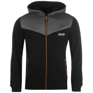 Streetwear à imprimé personnalisable surdimensionné en polyester avec fermeture éclair sur tout le visage Sweatshirts à capuche unisexes avec impression bouffante pour hommes - Product Image 1