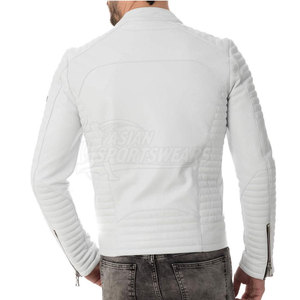 Warm Eco-Friendly Breathable Real Leather Jacket for <b>Men</b> <b>Thermal</b> Lining Designed Front Logo for Winter Cold Weather Daily Wear - Product Image 2