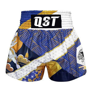 Short de kickboxing MMA imprimé par sublimation robuste Logo personnalisé Vêtements de boxe Muay Thai Nouveau service OEM ODM Arts martiaux - Product Image 3