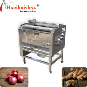 Peladora de Frutas Harikrishna Brush Peeler PEB-800 de Acero Inoxidable para Plantas de Procesamiento de Alimentos, Fabricada en India - Product Image 3