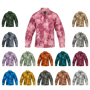 Chemise de camouflage à manches longues 100 % haute qualité, vêtement d'extérieur respirant et léger, veste de travail utilitaire avec motif personnalisé - Product Image 1