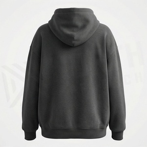 เสื้อฮู้ดดี้ผ้าฝ้ายแท้ทรงโอเวอร์ไซส์ ไหล่ตก สไตล์สตรีทแวร์ แขนยาว น้ำหนักเบา รับสกรีนโลโก้ OEM - Product Image 2