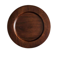 Assiette de service en fer nickelé écologique pour la décoration de table, style classique, usage domestique et en restaurant