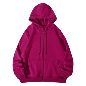 Custom Men Hoodie Cotton Polyester Zip up Hoodie Custom logo Casual Hoodies Jacket - Product Image 2