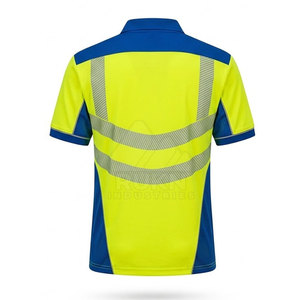 Camisetas Polo de Trabajo de Alta Visibilidad en Poliéster Resistente para Hombres, Trabajadores de Fábrica y Construcción, Equipos de Mantenimiento, Trabajo al Aire Libre - Product Image 2