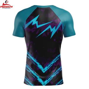 Camisetas Deportivas para Hombre al por Mayor, con Logotipo Personalizado, Impresión Digital, Sólidas, Transpirables, Ligeras, de 160g, de Poliéster/Nailon - Product Image 2