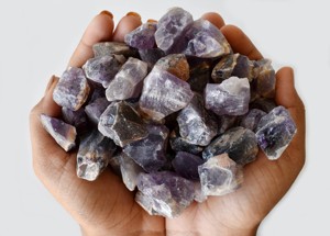 Wholesale Purple Amethyst <b>Raw</b> Rough Rocks Carved Cabbing Gemstone Chunks Anshul Impex - Product Image 5