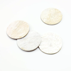 Juego de Posavasos de Resina de Alta Calidad con Diseño de Madreperla para Té y Café, Accesorios de Mesa de Calidad - Product Image 5