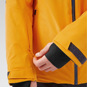 Veste de ski et snowboard d'hiver sur mesure en gros, grande taille, softshell, imperméable, coupe-vent, respirante, à capuche, fermeture éclair - Product Image 4