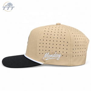 Fabricant de casquettes de golf personnalisées au Vietnam, vente en gros, casquette de sport imperméable et respirante découpée au laser, logo brodé, usine de casquettes OEM ODM - Product Image 3