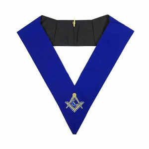 Low MOQ High Grand Masonic <b>Collar</b> with Gold Bullion Adjustable Custom Design Masonic Regalia <b>Collars</b> - Product Image 1