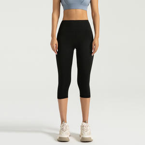 กางเกงเลกกิ้งออกกำลังกายโยคะคุณภาพพรีเมียม เนื้อผ้ายืดหยุ่นนุ่มสบาย เอวยางยืด สำหรับเล่นกีฬาและโยคะ - Product Image 4