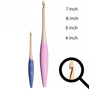Outils de tricot en bois artisanal dernière couleur paillettes ombre tous les diamètres et tailles pour la couture - Product Image 4
