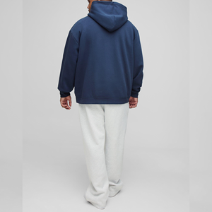 Sweat-shirts personnalisés 100% coton mélangé pour hommes, basiques oversize pour l'automne, avec impression numérique et logo brodé pour l'hiver - Product Image 3