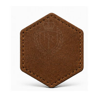 Écussons en cuir personnalisés de qualité supérieure, étiquettes à logo gaufré, accessoires de haute qualité pour vêtements de mode, vente en gros