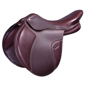 Selle de dressage en cuir véritable, style anglais, logo personnalisé, haute qualité, confortable pour les chevaux - Product Image 1