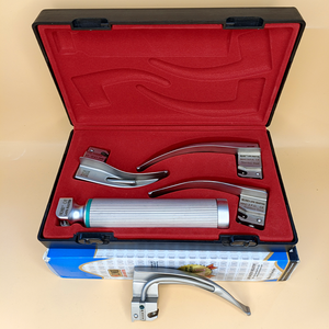 LAPA-733073-2-2 Laryngoscope Macintosh Fiber Optic 3 Blade 1-2-3 Set Adult Handle Premium Quality Blister Box Packed - Product Image 6