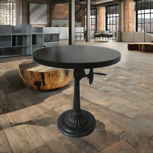 Table en fer réglable MABEL, écologique, pour la maison, design moderne avec fonctions de rangement, salon et appartement - Product Image 1